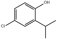 4-クロロ-2-イソプロピルフェノール 化学構造式