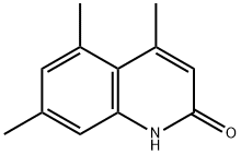 4,5,7-三甲基喹啉-2(1H)-酮 结构式