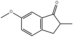 6-甲氧基-2-甲基-2,3-二氢-1H-茚-1-酮, 5464-10-8, 结构式