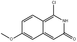 1-chloro-6-methoxy-3(2H)-isoquinolinone Structure