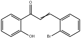 2-BROMO-2'-HYDROXYCHALCONE Structure