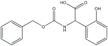 CBZ-RS-2-羟基苯甘氨酸, 55477-48-0, 结构式