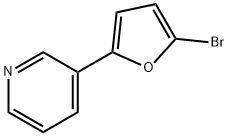 3-(5-bromo-2-furanyl)-pyridine Structure