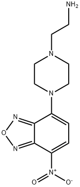 2-[4-(7-Nitrobenzofurazan-4-yl)piperazino]ethylamine 结构式