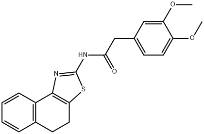 N-(4,5-dihydronaphtho[1,2-d]thiazol-2-yl)-2-(3,4-dimethoxyphenyl)acetamide|557782-81-7