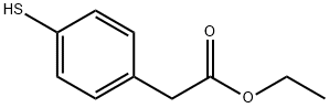4-mercapto-phenyl-acetic acid ethyl ester Structure