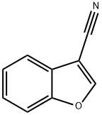 1-苯并呋喃-3-甲腈 结构式