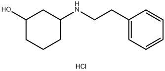 3-(PHENETHYLAMINO)-1-CYCLOHEXANOL HYDROCHLORIDE Structure