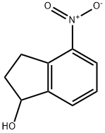 4-nitro-2,3-dihydro-1H-inden-1-ol Struktur