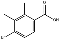 4-Bromo-2,3-dimethylbenzoic acid Struktur