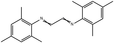 N,N'-BIS(2,4,6-TRIMETHYLPHENYL)ETHANE-1,2-DIIMINE 结构式