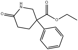 Ethyl 6-Oxo-3-Phenylpiperidine-3-Carboxylate Struktur