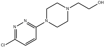 2-(4-(6-chloropyridazin-3-yl)piperazin-1-yl)ethan-1-ol Struktur