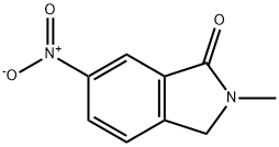 2-甲基-6-硝基异吲哚啉-1-酮, 564467-91-0, 结构式