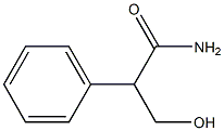 3-Hydroxy-2-phenyl-propanamide Struktur