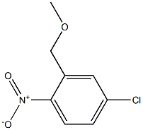 4-Chloro-2-(methoxymethyl)-1-nitrobenzene Struktur