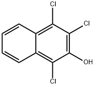 1,3,4-trichloronaphthalen-2-ol Structure