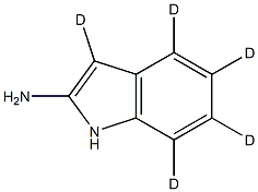 吲哚拉明D5,57165-41-0,结构式