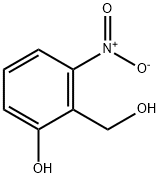 2-(Hydroxymethyl)-3-nitrophenol Structure