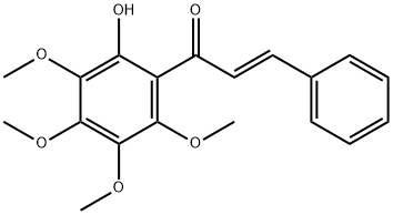 (E)-1-(2-hydroxy-3,4,5,6-tetramethoxyphenyl)-3-phenylprop-2-en-1-one Structure