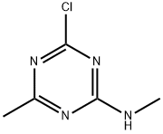 4-氯-N,6-二甲基-1,3,5-三嗪-2-胺 结构式