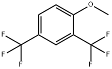 1-Methoxy-2,4-bis(trifluoromethyl)benzene Struktur