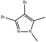 1H-Pyrazole, 3,4-dibromo-1,5-dimethyl-
 化学構造式