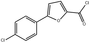 2-Furancarbonyl chloride, 5-(4-chlorophenyl)-
 Structure