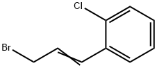1-(3-bromo-1-propen-1-yl)-2-chlorobenzene Struktur