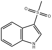 3-(methylsulfonyl)-1H-indole,582321-06-0,结构式