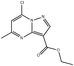 Ethyl 7-chloro-5-methylpyrazolo[1,5-a]pyrimidine-3-carboxylate Structure