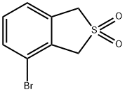 4-Bromo-1,3-Dihydro-Benzo[C]Thiophene 2,2-Dioxide 化学構造式