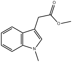 2-(1-甲基-1H-吲哚-3-基)乙酸甲酯, 58665-00-2, 结构式