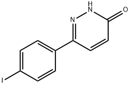 6-(4-碘苯基)哒嗪-3(2H)-酮, 586950-22-3, 结构式