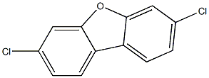 3,7-ジクロロジベンゾフラン 化学構造式