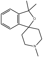 1',3,3-三甲基-3H-螺[异苯并呋喃-1,4'-哌啶],59043-56-0,结构式