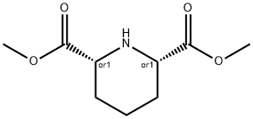 顺式-哌啶-2,6-二羧酸二甲酯, 59234-46-7, 结构式