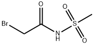 N-(bromoacetyl)methanesulfonamide 化学構造式