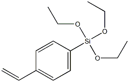 Benzene,1-ethenyl-4-(triethoxysilyl)- 结构式