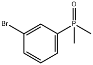 (3-bromophenyl)dimethylphosphine oxide Struktur