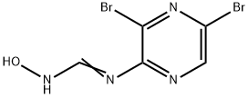 60420-05-5 N-(3,5-dibromo-pyrazin-2-yl)-N'-hydroxy-formamidine