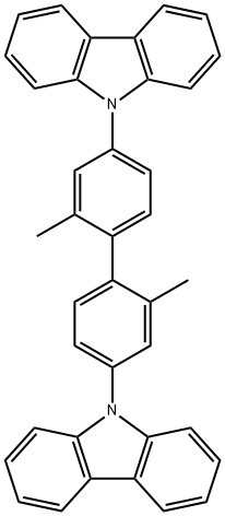 4,4'-Bis(9-carbazolyl)-2,2'-dimethylbiphenyl Struktur