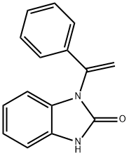 1-(1-phenyl-vinyl)-1,3-dihydro-benzoimidazol-2-one Struktur