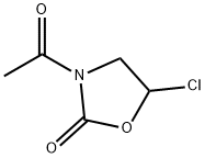 3-acetyl-5-chloro-2-Oxazolidinone Structure