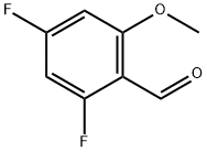 2,4-Difluoro-6-methoxybenzaldehyde Structure