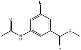 Methyl 3-acetamido-5-bromobenzoate Structure