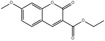 Ethyl 7-methoxy-2-oxo-2H-chromene-3-carboxylate 结构式