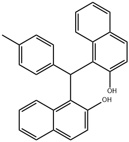 1,1'-(4-METHYLBENZYLIDENE)DI(2-NAPHTHOL) Struktur