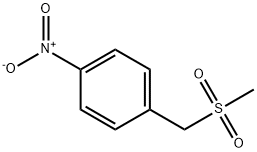 1-(メタンスルホニルメチル)-4-ニトロベンゼン 化学構造式