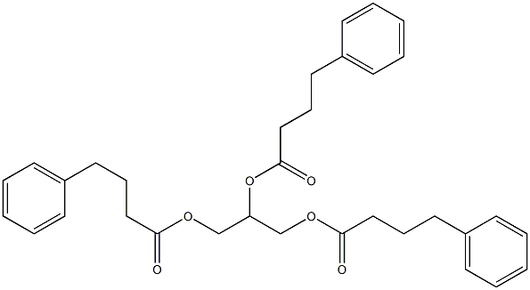 グリセロールフェニルブチラート 化学構造式